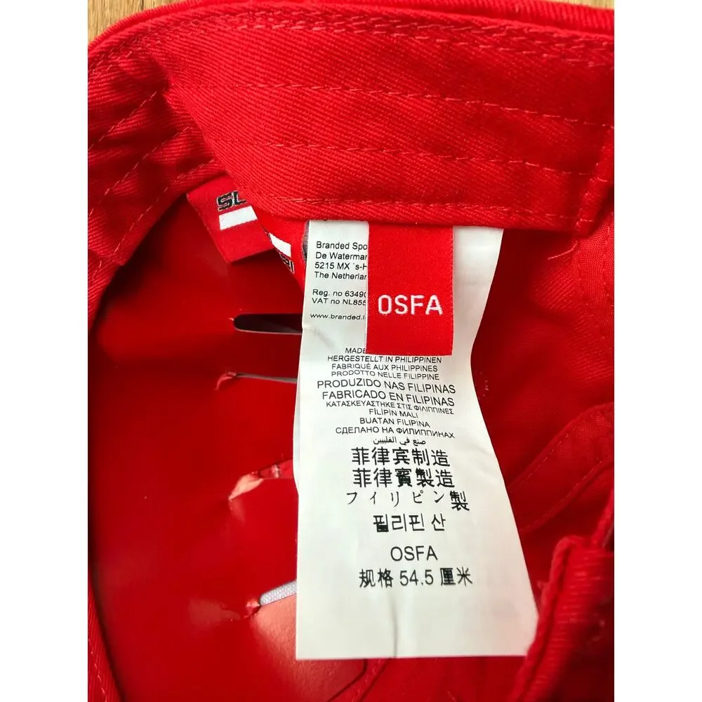 Scuderia Ferrari Red Black Kids Classic Adjustable Cap OSFA Racing F1 Cars
